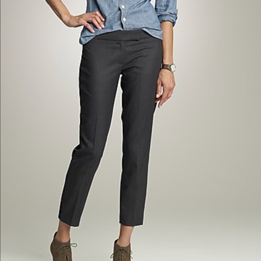 J Crew cropped tuxedo pants